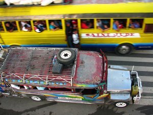 Bus & Jeepney in Loboc