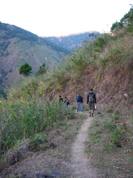 Trekking to the Timbac Caves