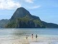 View from the beach next to El Nido