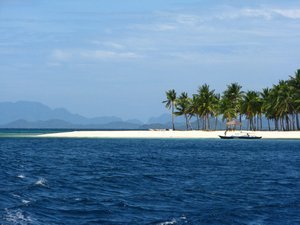 Tropical islands around Palawan