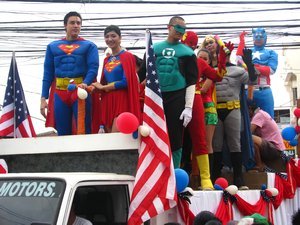 Superheros on parade!