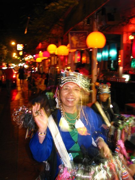 Lady sellers down Khao San Road