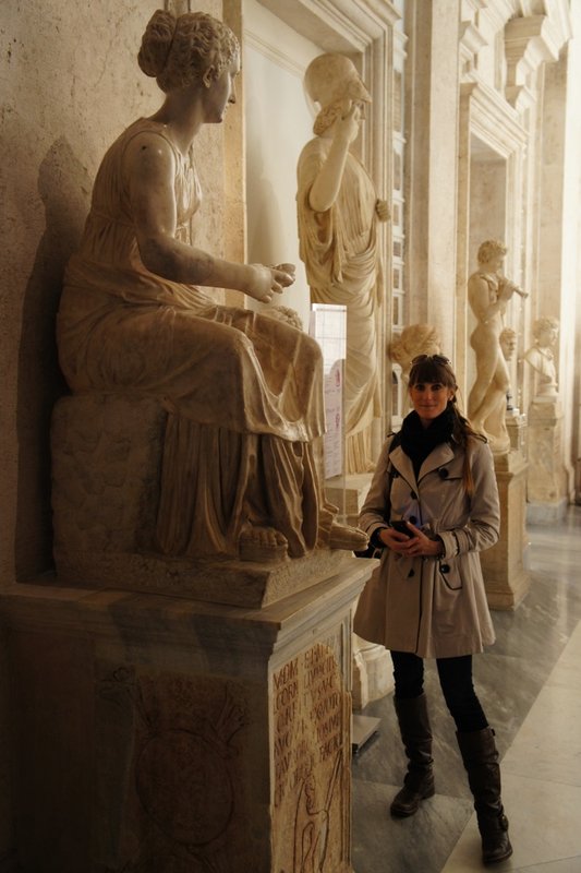 Sophie at Museo Capitolino