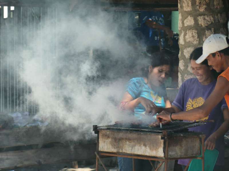 Cooking on White Beach