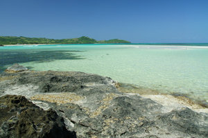 Clear waters on the islands