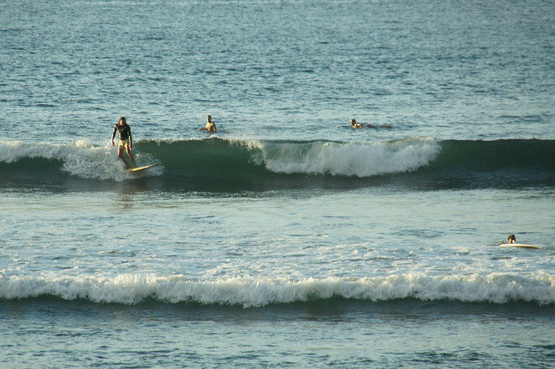 Surfers at Bingin