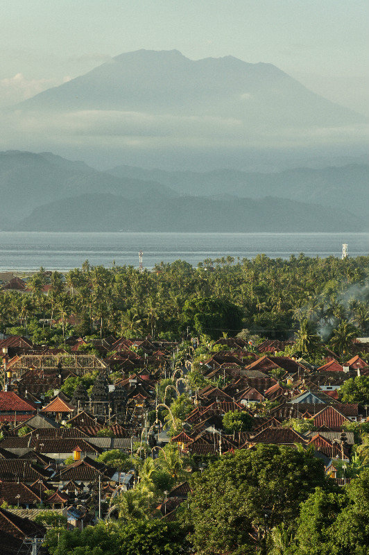 Mt Agung on Bali