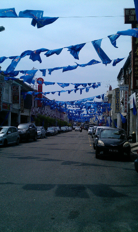 Street Bunting in Chinatown