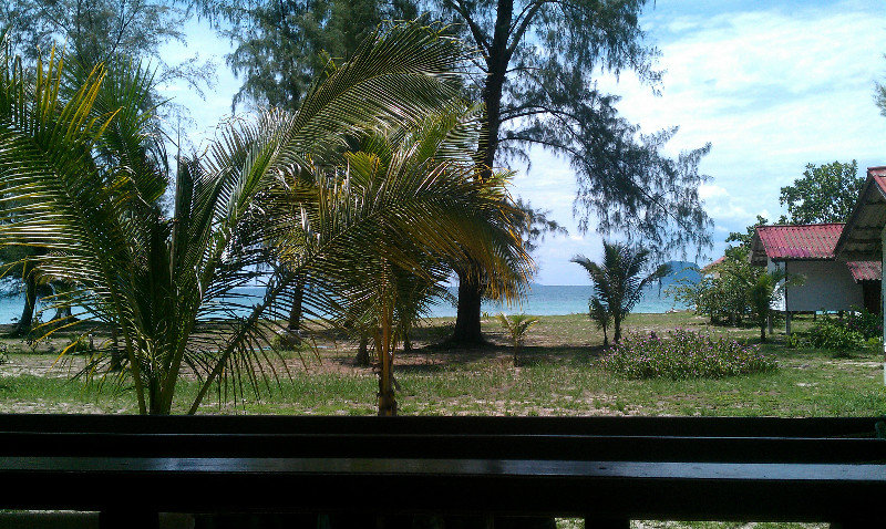 View from our bungalow