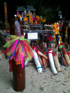 Fertility offerings - Phra Nang beach