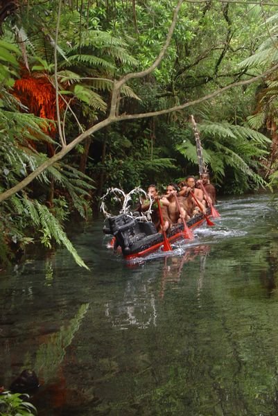 Maori War Canoe