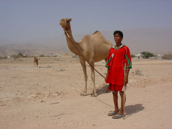 Boy with camel