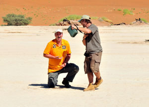 Getting Soaked At Dead Vlei