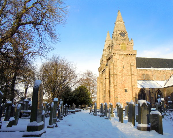 St Machar Cathedral In The Snow