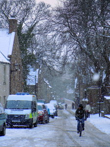 High Street In The Snow