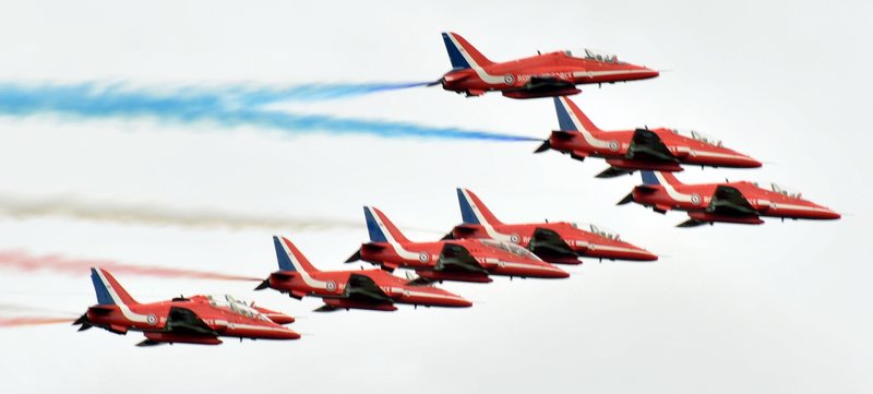 Red Arrow Flyby