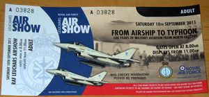 Airshow Ticket 2011
