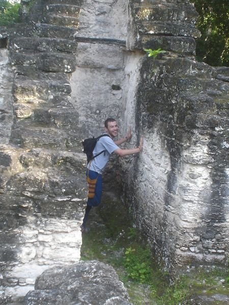 Testing the strenght of the wall!! They dont build them like they used to!!!