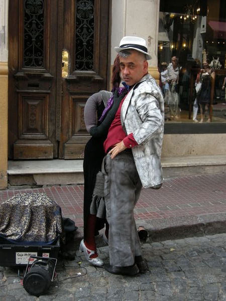 A street performer