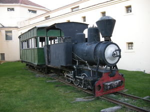 The old steam train (operated on the southernmost line railway in the world)