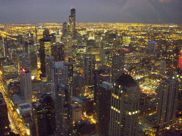 Chicago skyline from the Hancock Tower 