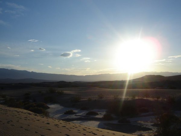 Sunrise over the dunes