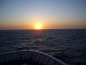 North Sea sunset