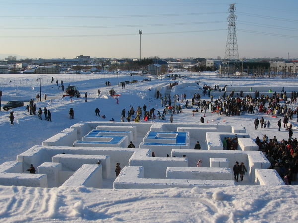 the snow maze