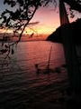 Sunset from our first "home" in Ko Chang