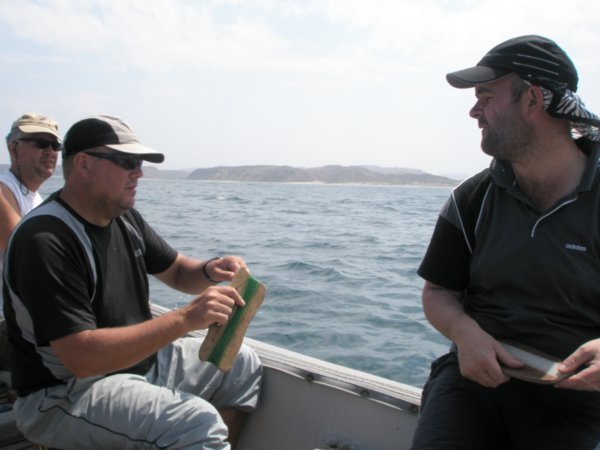 Col, Doug and Iceman line fishing