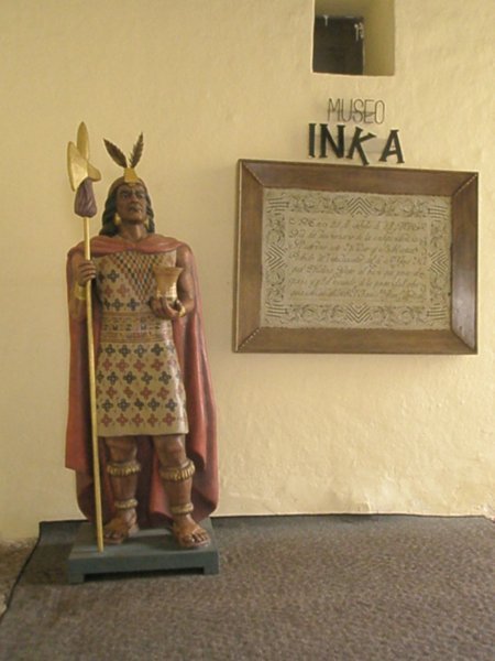 Entrance to Inca museum