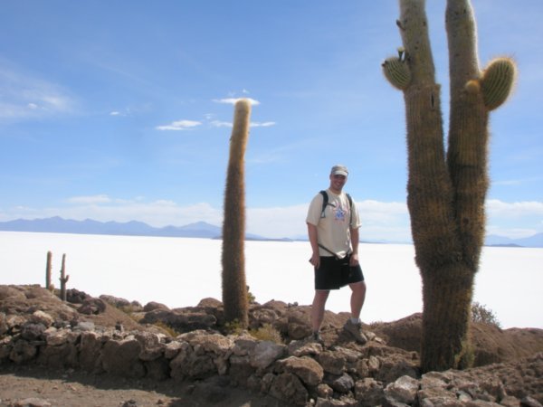 Me with giant cacti (& yes, more salt)