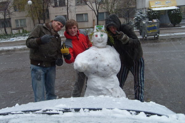 de sneeuwman