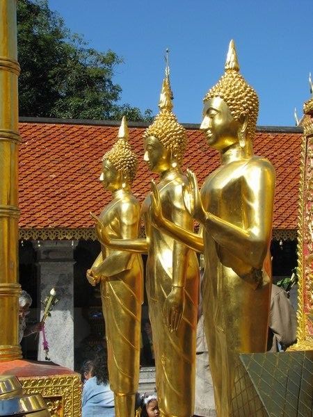 Golden Statues