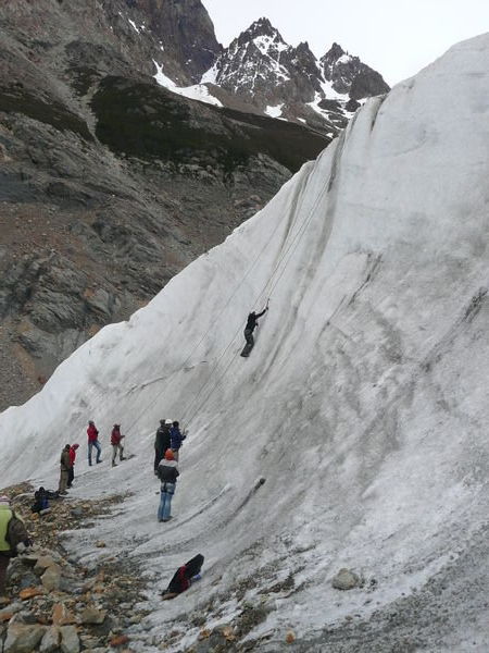 Ice climbing 