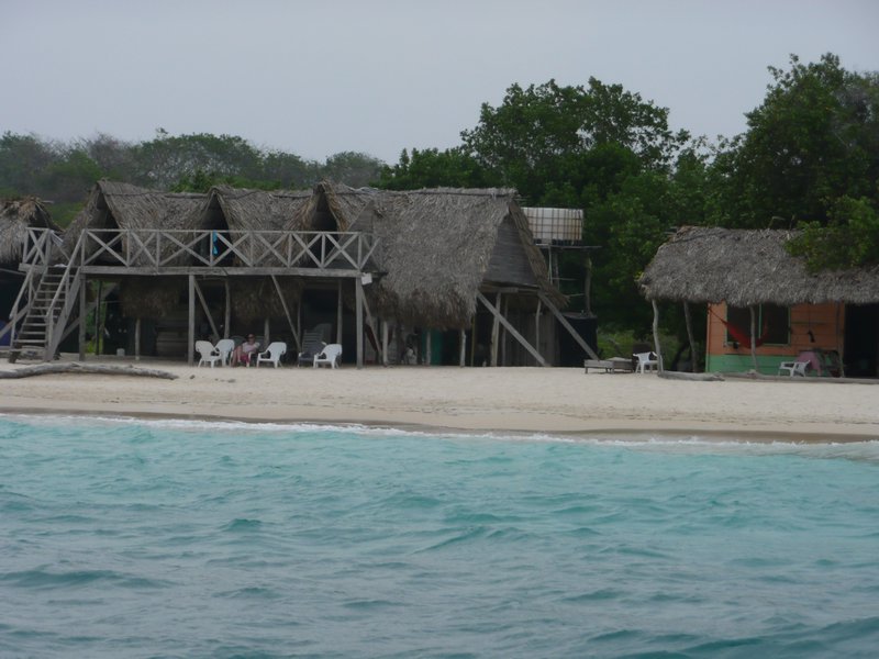 Playa Blanca huts