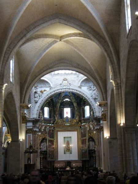 Cathedral Interior in Valencia