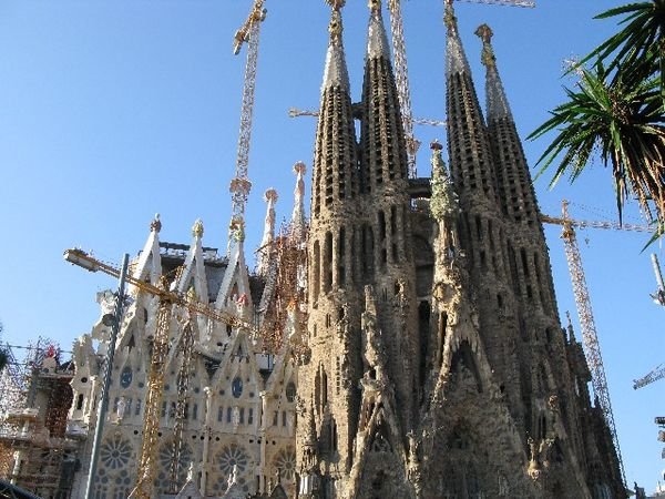 Gaudi Cathedral Which Has Been Under Construction for over 100 years and still not done