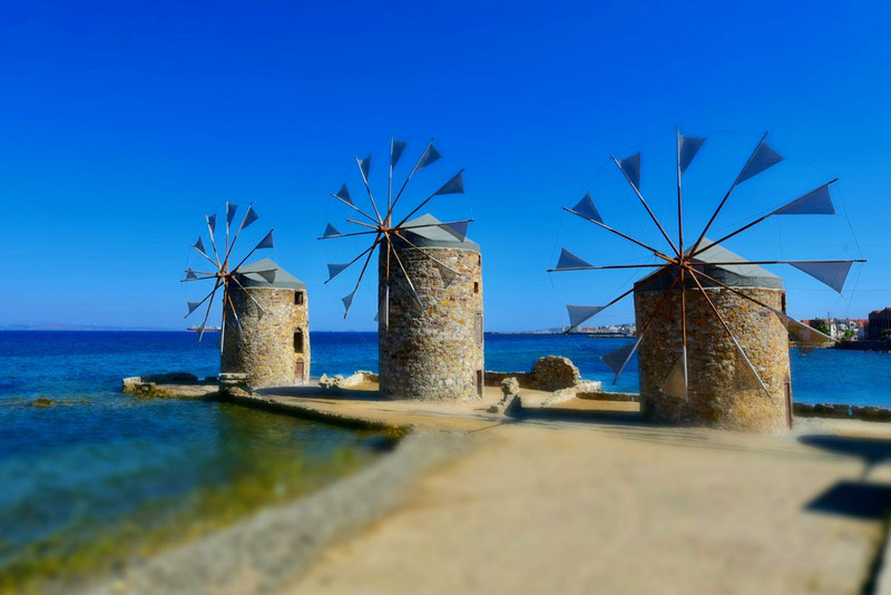 Windmills in Chios