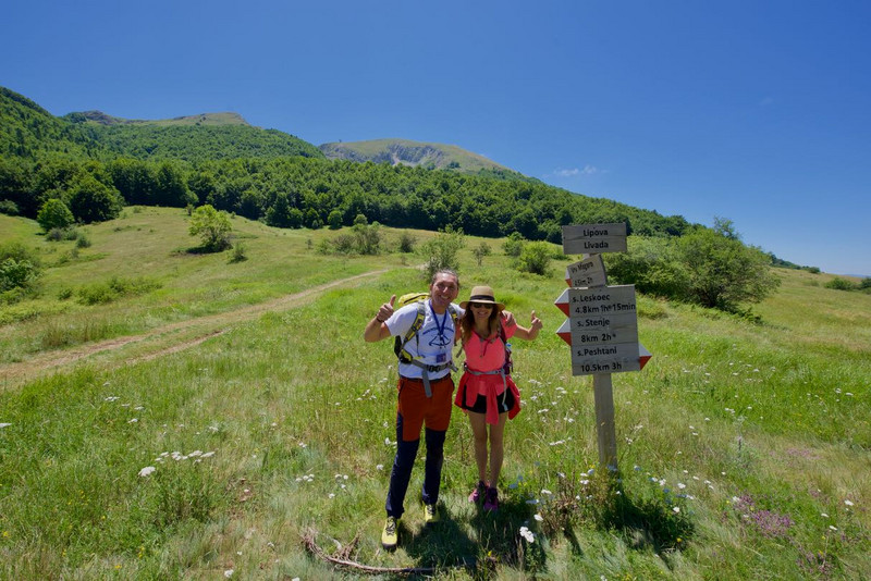 With Misko on our hike outside of Ohrid