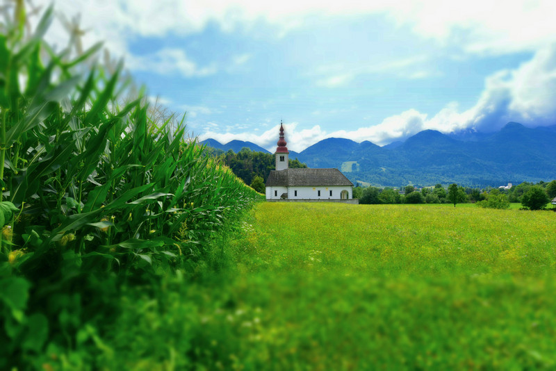 Church near Lake Bohinj, Slovenia