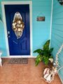 Front door, Bahama blues.