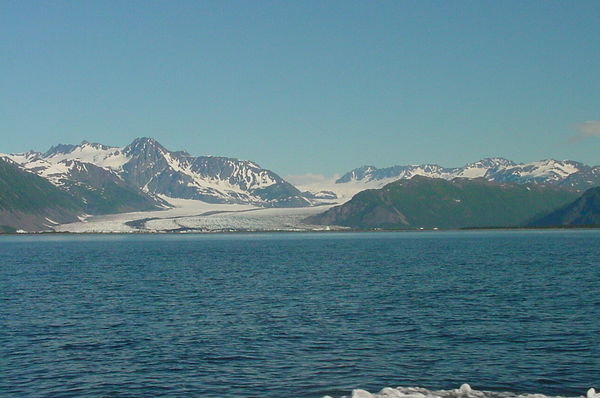 Glacier in Kenai fjords