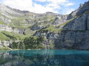 Lake oeschinensee, Kandersteg, Switzerland