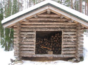 Hut in Isojärvi National Park in Kuhmoinen
