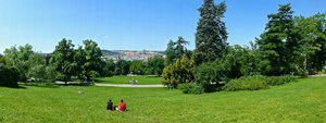 View from Riegrovy Sady