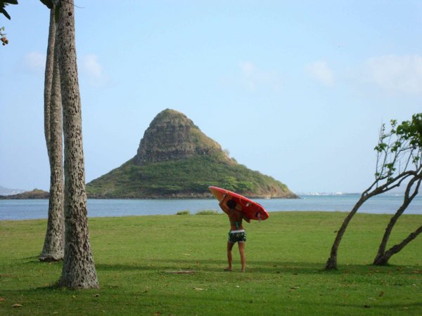 The Chinaman's Hat on the North Shore