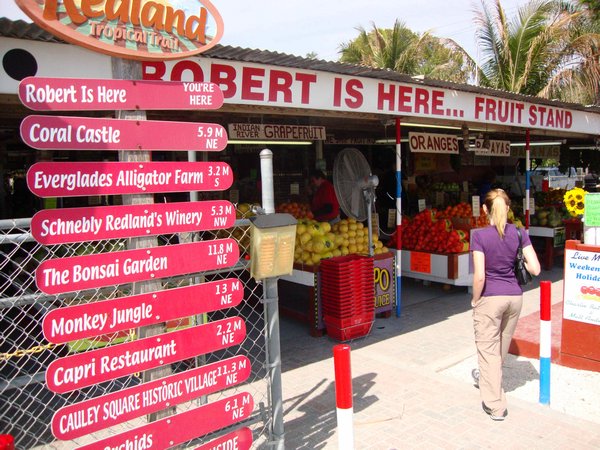 Robert Is Here fruit stand