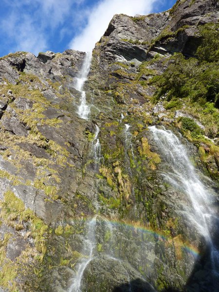 Earland Falls on the Routeburn Track