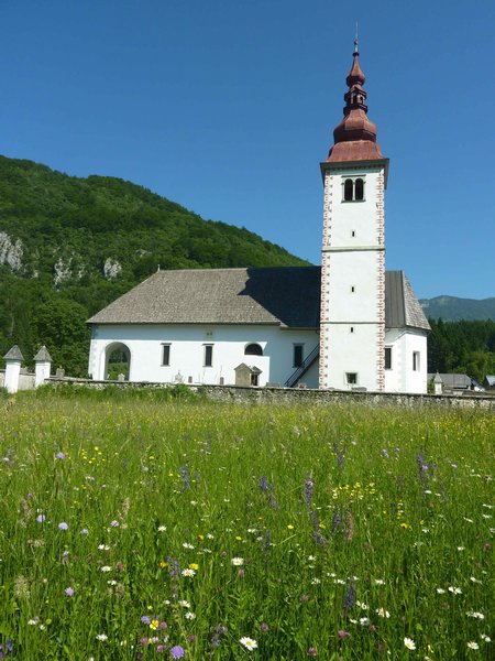 Church on the way to Lake Bohinj